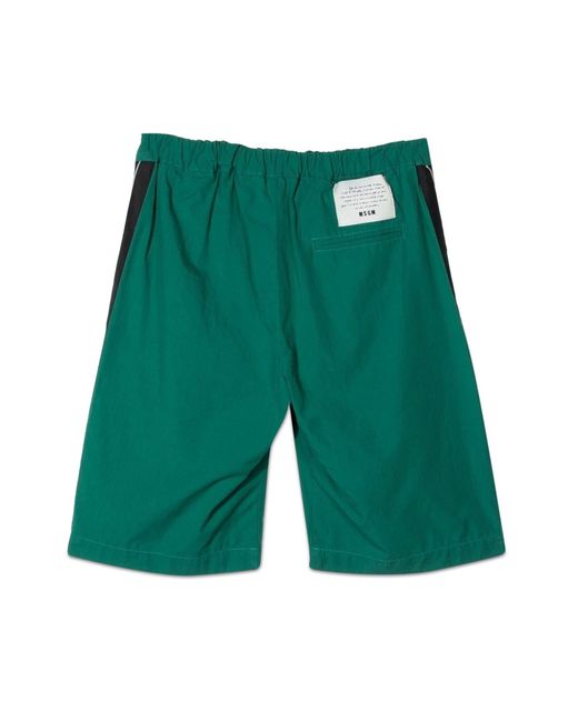 Bermuda Cotone di MSGM in Green