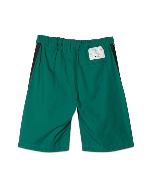 Bermuda Cotone di MSGM in Green
