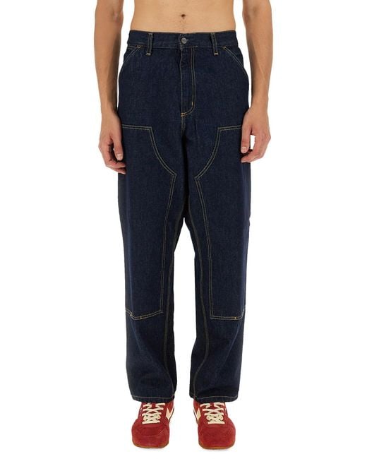 Carhartt Blue Double Knee Pants for men