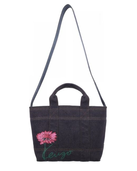 KENZO Blue Borsa Tote Tulip" Small for men