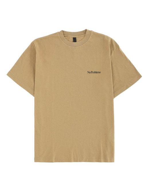No Problemo Natural T-Shirt With Logo