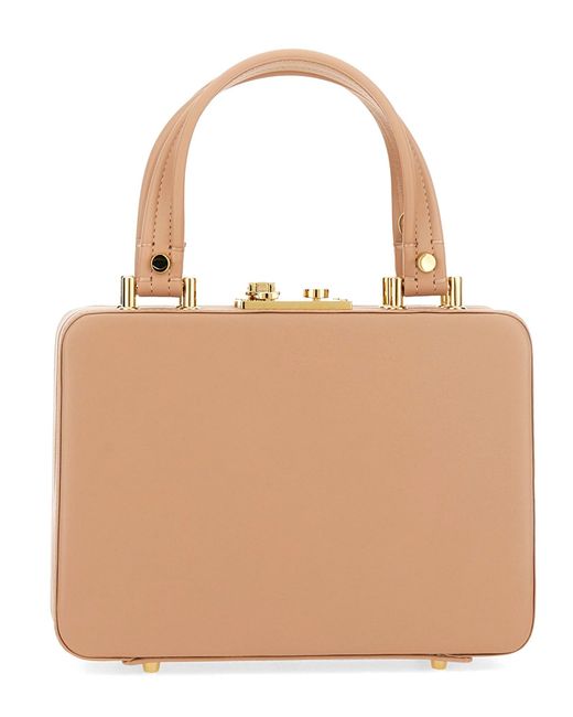 Borsa "Valì" di Gianvito Rossi in Natural