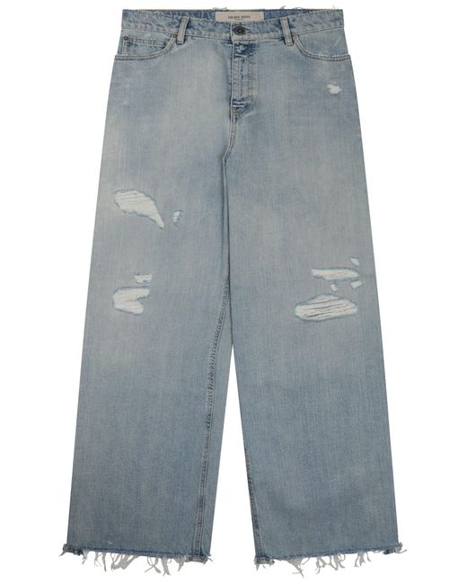 Golden Goose Deluxe Brand Blue "Melody Destroyed" Jeans
