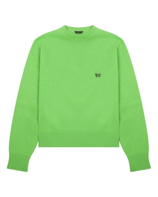 Balenciaga Green Chic Mini Sweater