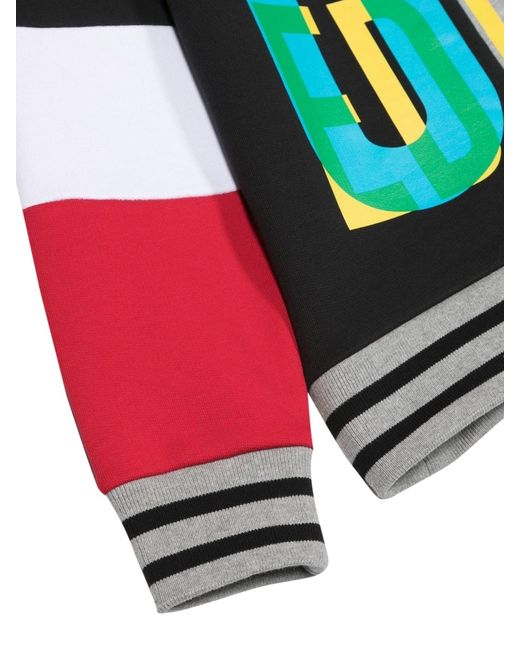 Felpa Girocollo 07 Slouch Fit di DSquared² in Red