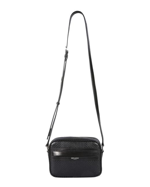 Camera Bag Camp Piccola di Saint Laurent in Black da Uomo