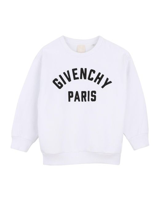 Givenchy White Felpa Con Logo