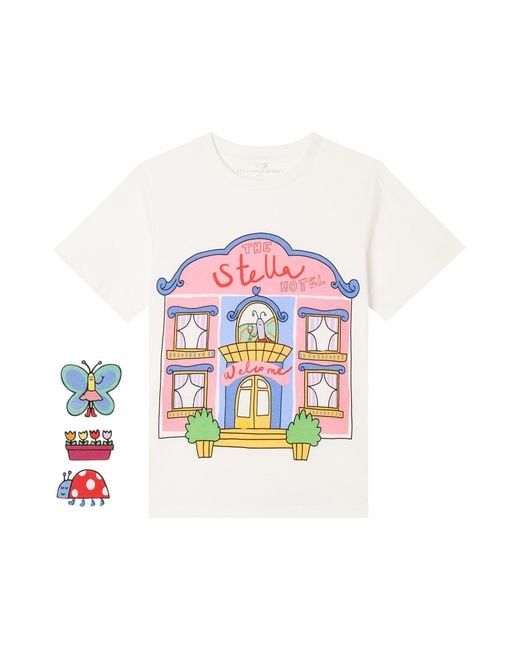 Stella McCartney White Stella Mc Cartney "Star Hotel" T Shirt