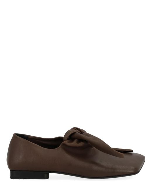 Uma Wang Brown Lace-Up Shoe