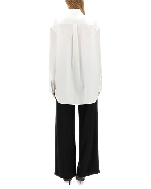 Camicia Con Patch Heart di Moschino in White