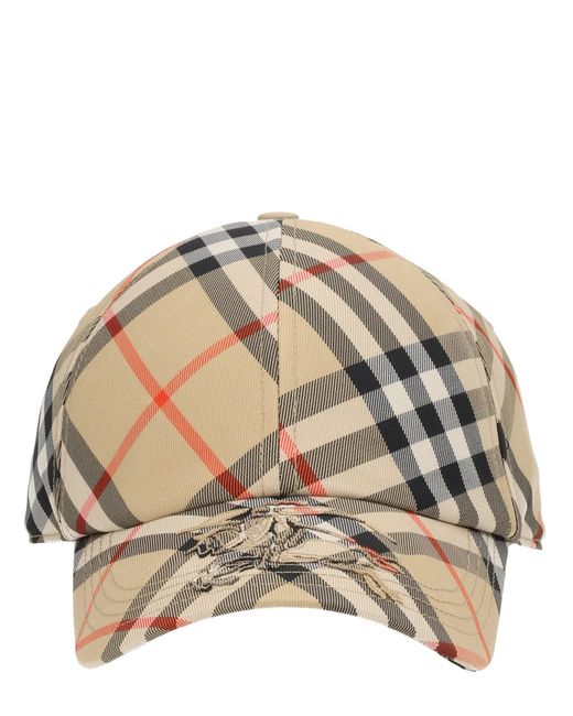 Burberry Natural Check Baseball Cap for men