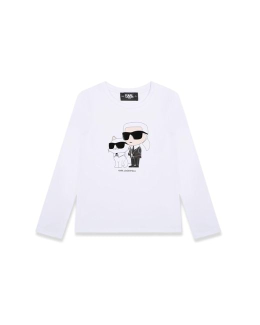 Karl Lagerfeld White Tee Shirt M/L
