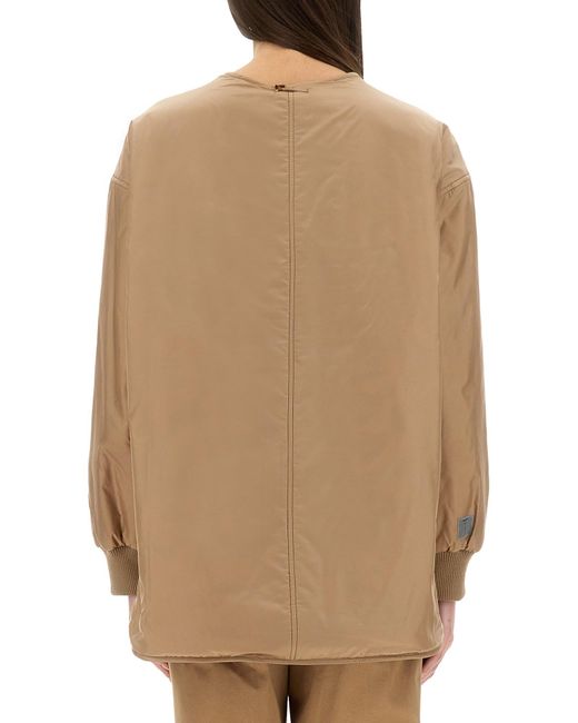 Giacca "Greena The Cube" di Max Mara in Natural