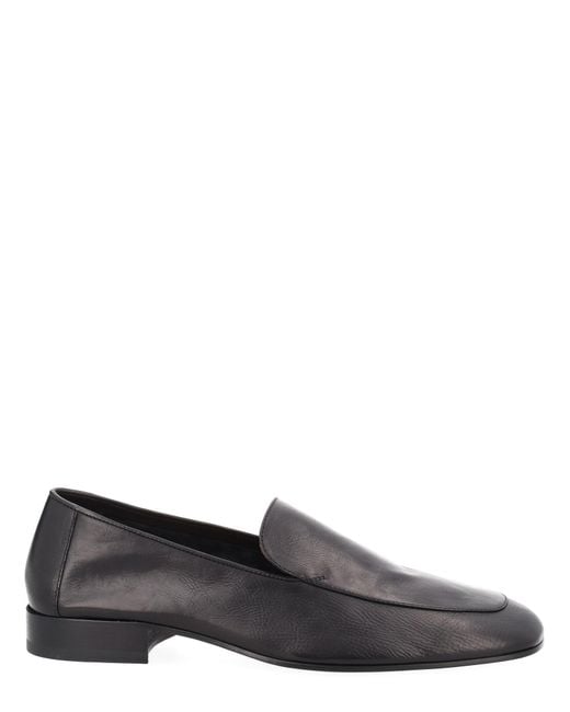 Dries Van Noten Gray Leather Loafers for men