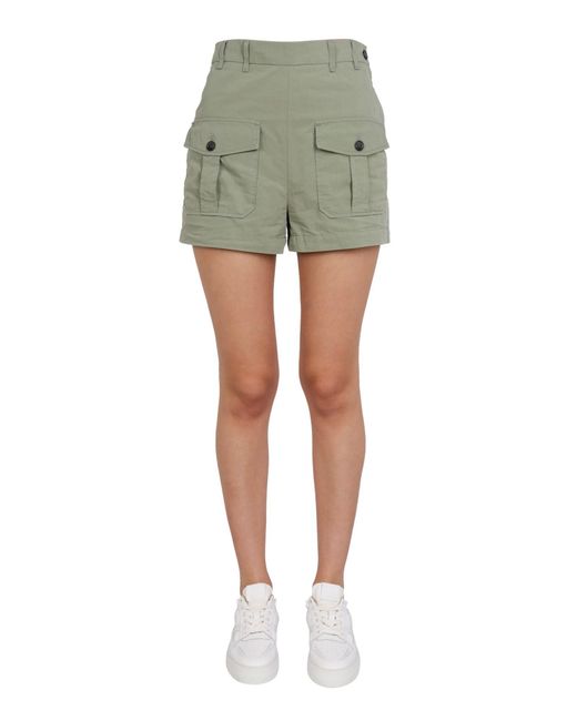 Philippe Model Green Solid Shorts