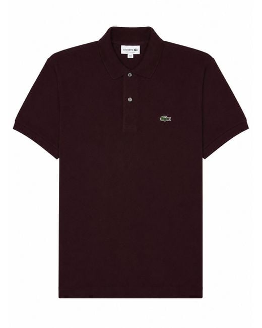 Lacoste Red Polo Con Logo for men