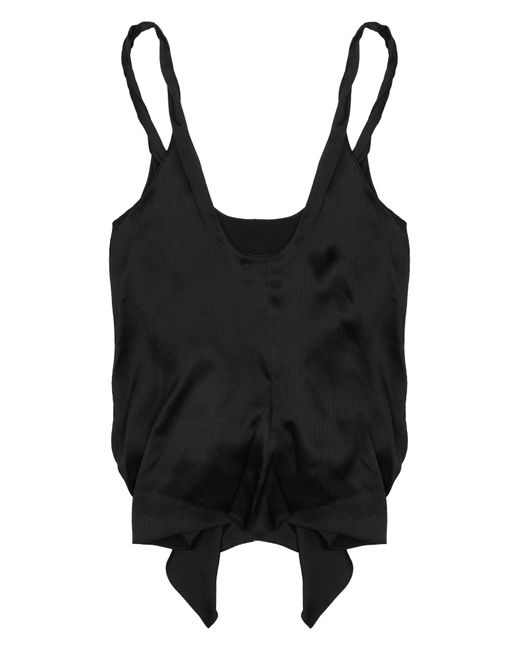 J.W. Anderson Black Top Annodato "Cami"