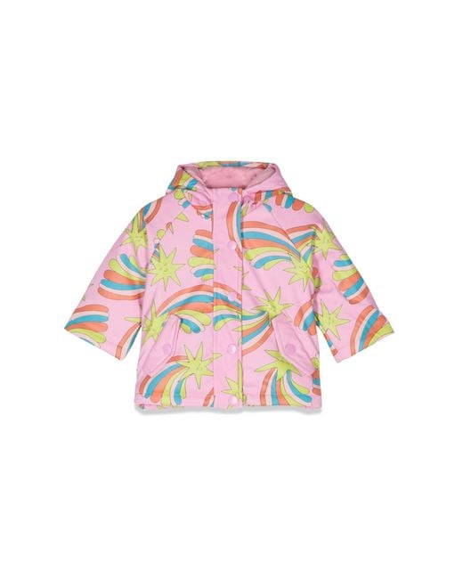 Stella McCartney Pink Hooded Parka Jacket