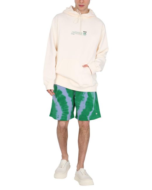 Felpa uomo altri materiali di MSGM in White da Uomo