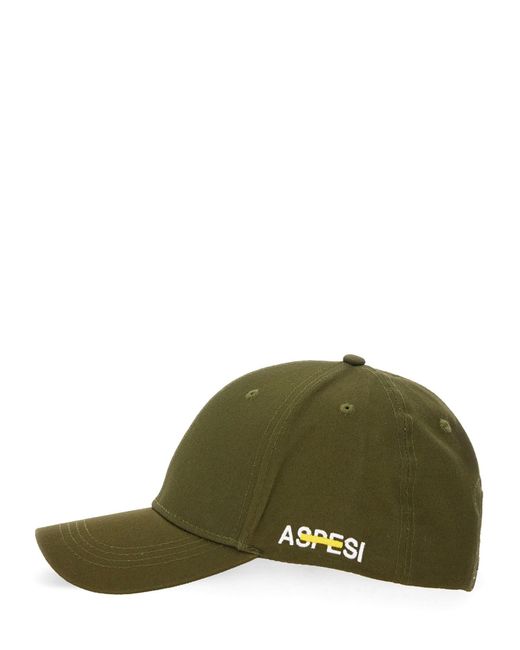 Cappello Da Baseball Con Logo di Aspesi in Green da Uomo