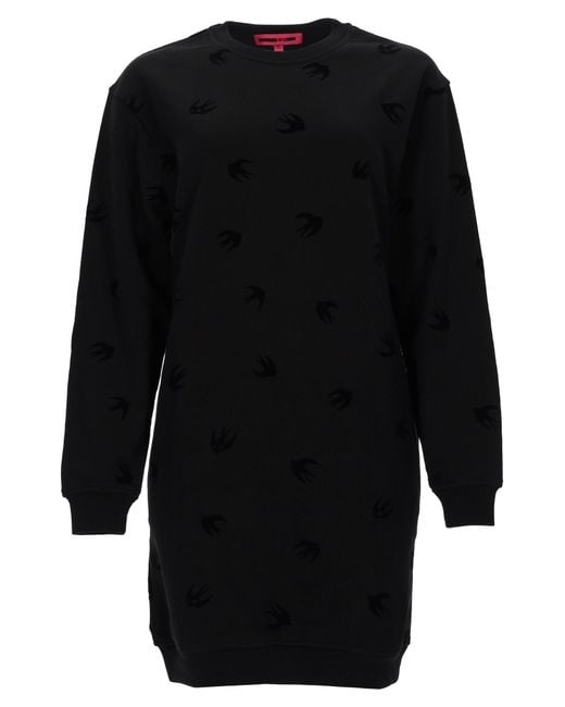 McQ Alexander McQueen Black Mini Abito