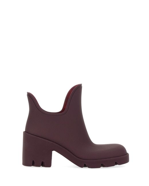 Burberry Purple Stylish Mini Boot