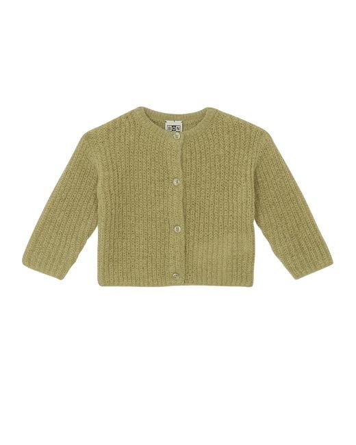 Bonton Green Cardigan "Mizbeth"