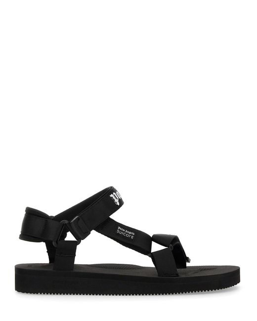 Palm Angels Black X Suicoke Sandal for men