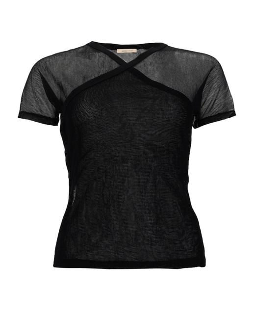 Paloma Wool Black Top "Olimpia"