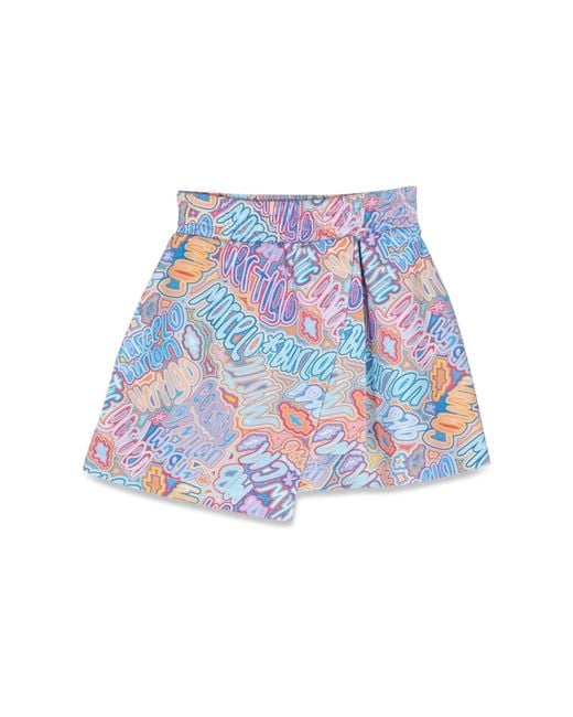Marcelo Burlon White Panel Sweatskirt