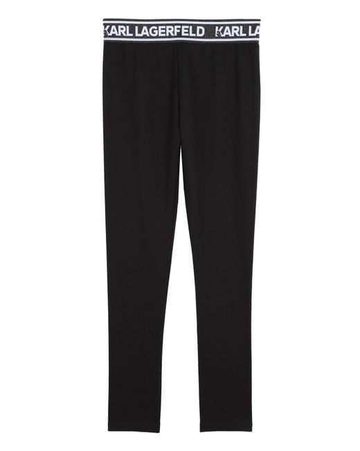 Karl Lagerfeld Black Leggins