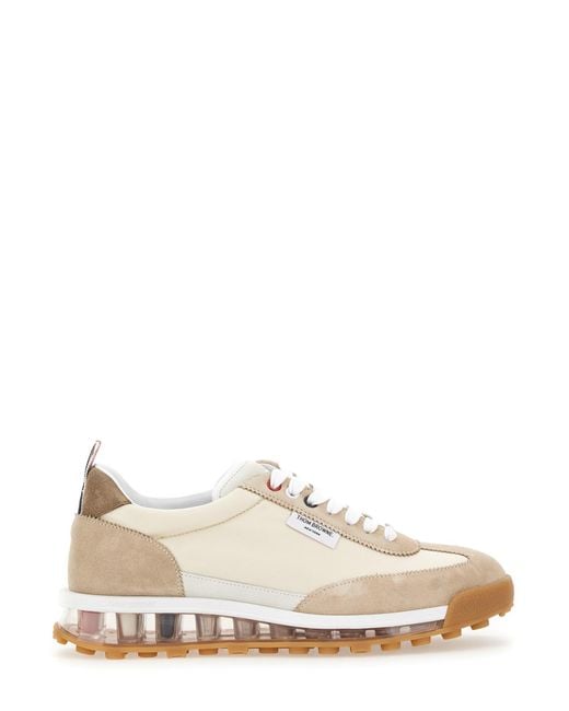 Thom Browne White Tech Runner Sneaker for men