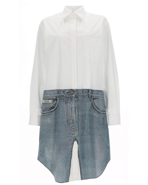 Moschino Blue Chic Mini Dress For