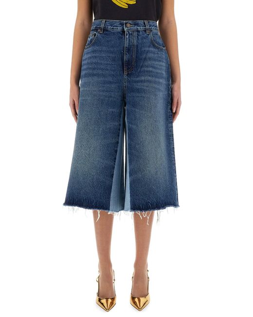Chloé Blue Patchwork Shorts