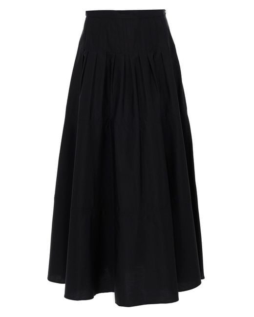 Max Mara Black Gonna Lunga "Opera"