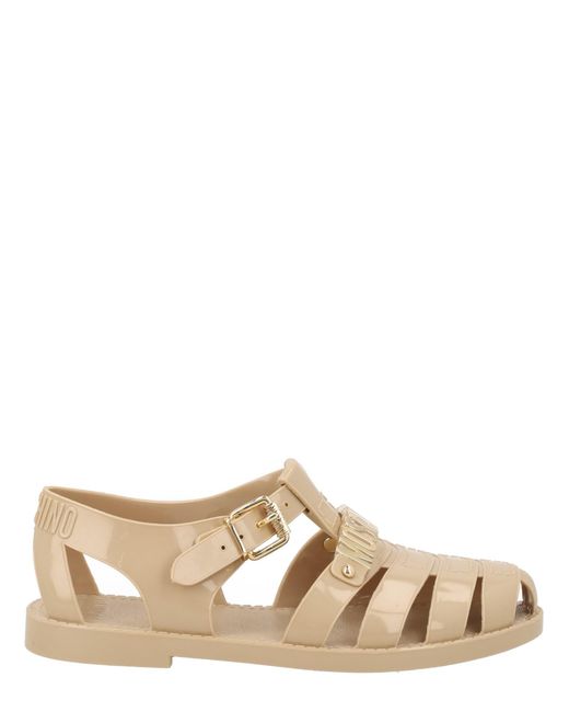 Moschino Natural Sandalo "Jelly"