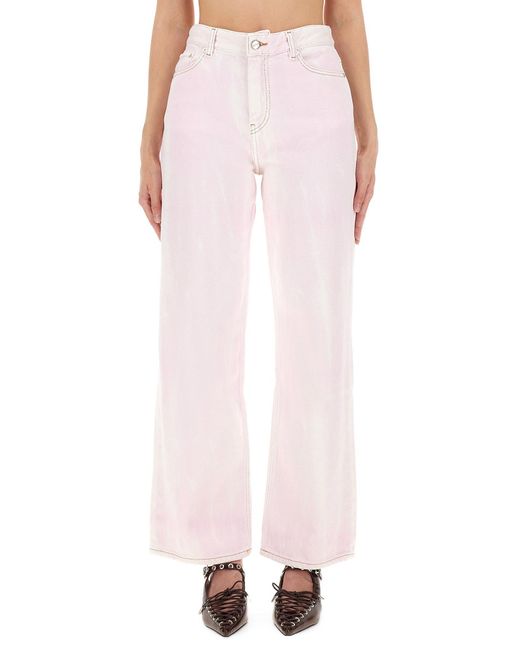 Ganni Pink Jeans "Izey"