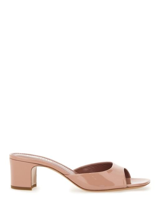 Paris Texas Pink Slip On Heels