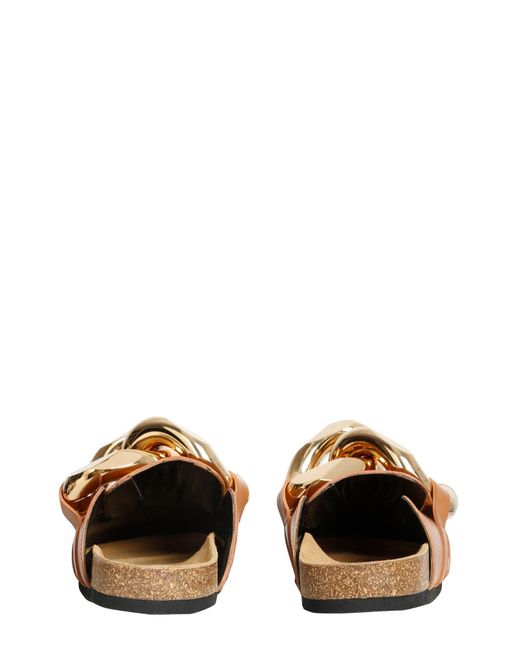 JW Anderson Leather Chain Mules - Lyst