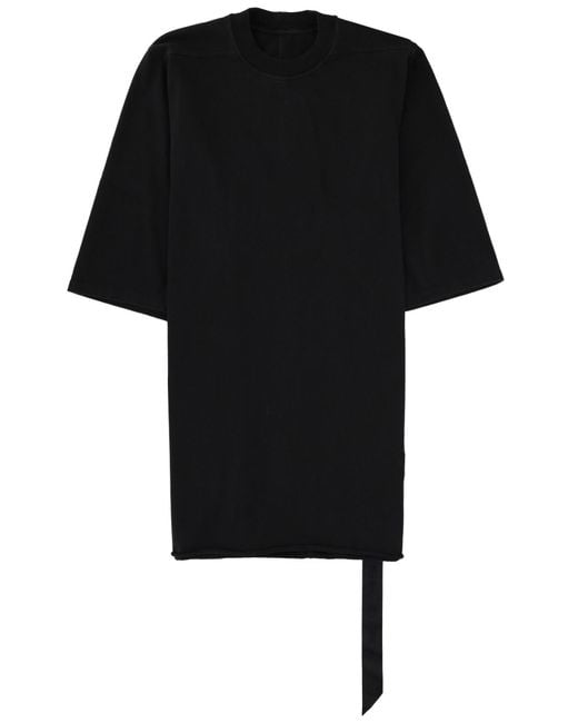 Rick Owens Black Jumbo Short Sleeve T-Shirt for men
