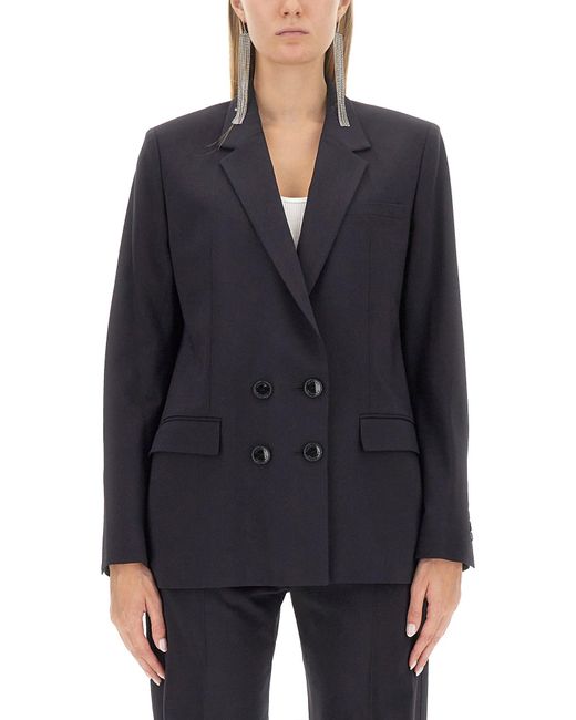 Isabel Marant Blue Double-Breasted Jacket