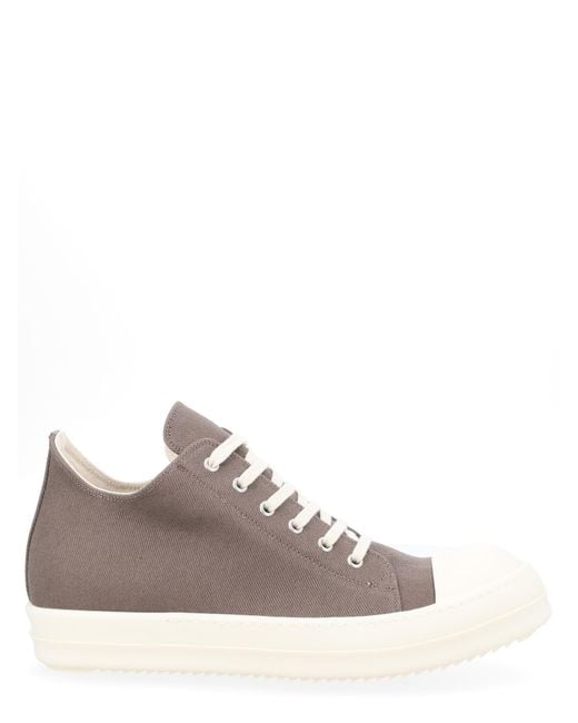 Rick Owens Brown Scarpe Denim Low for men