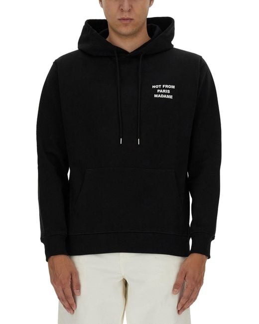 Drole de Monsieur Black "Slogan" Sweatshirt for men