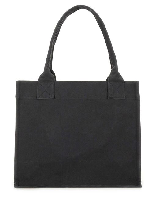 Borsa Tote Large di Ganni in Black