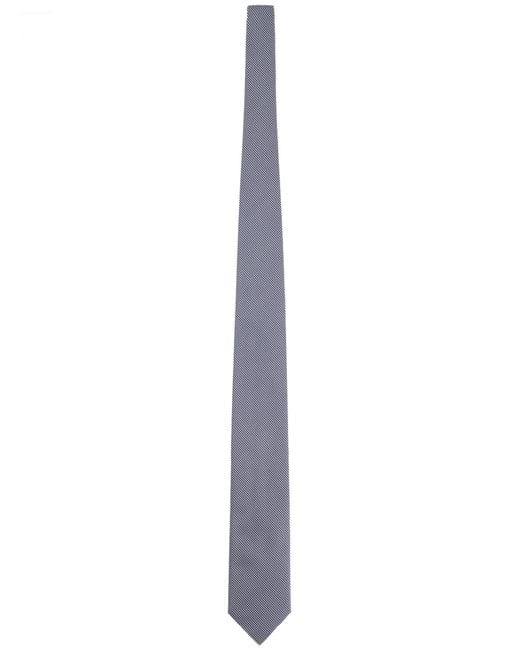 Boss White Silk Tie for men