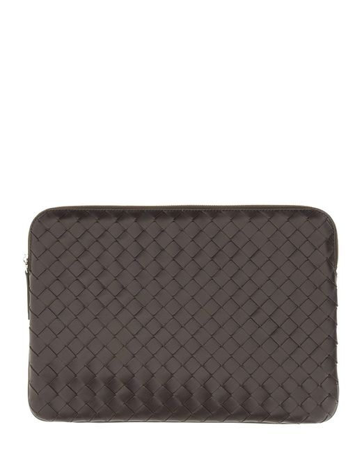 Bottega Veneta Gray Document Holder "Getaway" for men