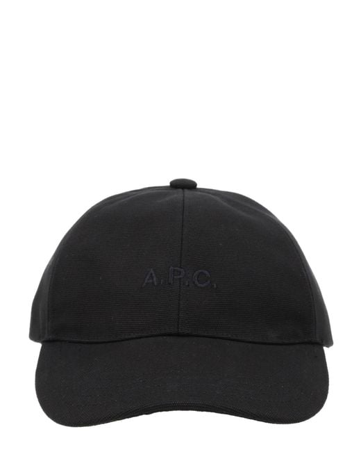 A.P.C. Black A. P.C. Cappello Da Baseball "Charlie" for men