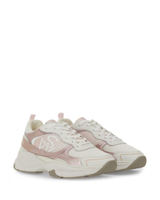 Sneaker Trainer di Stuart Weitzman in White