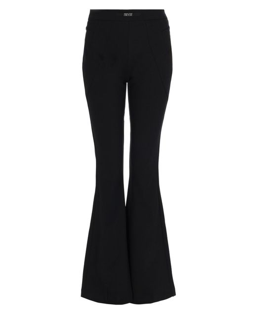 Versace Jeans Couture Black Pantalone Svasato