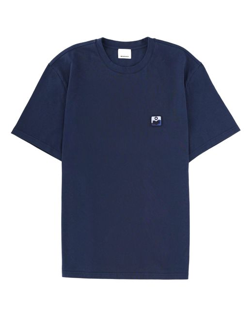 Isabel Marant Blue T-Shirt "Hugo" for men